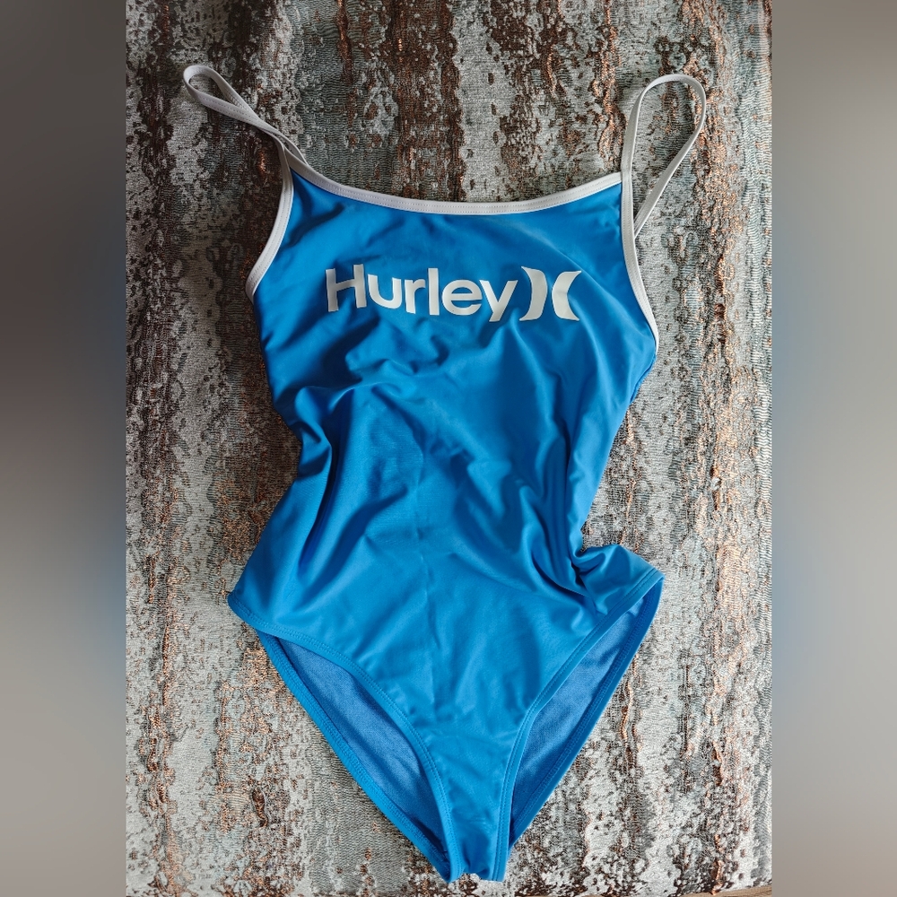 Hurley Blue One-Piece Swimsuit